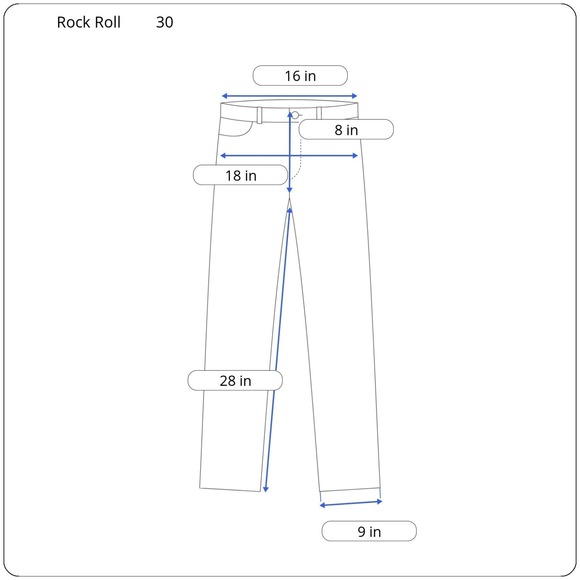 Rock & Roll Cowgirl Jeans Riding 30x28 Boot Western Stone Wash Embroidered Rodeo - Picture 15 of 15